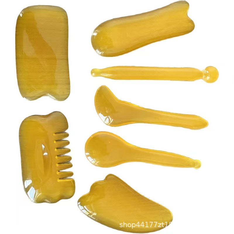 Universal Gua Sha Set for Body and Facial Massage noire